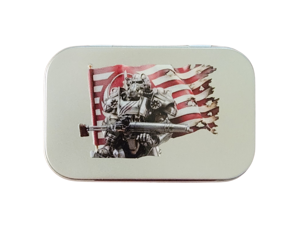 Brotherhood Of Steel – Flag – Metal Tin – Steel