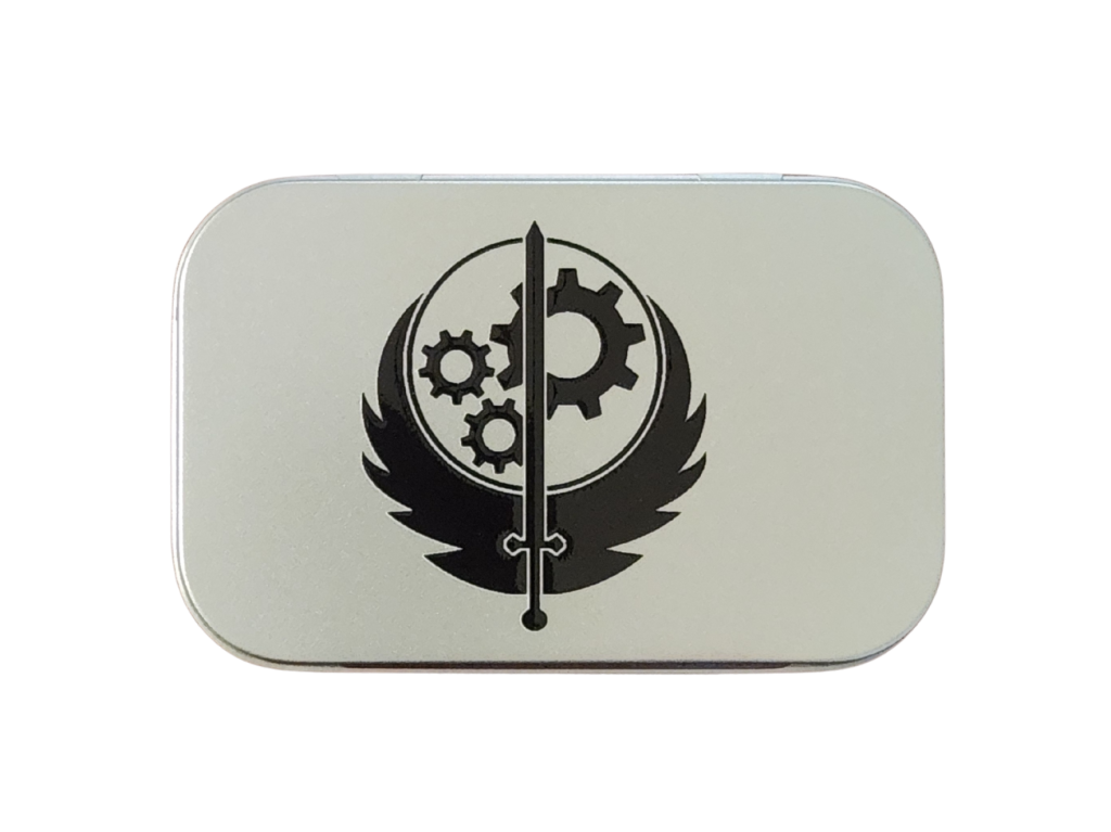Brotherhood Of Steel – Logo – Metal Tin – Steel