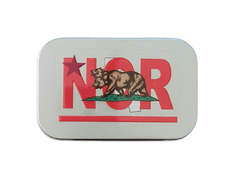 New California –  NCR Logo – Metal Tin – Steel