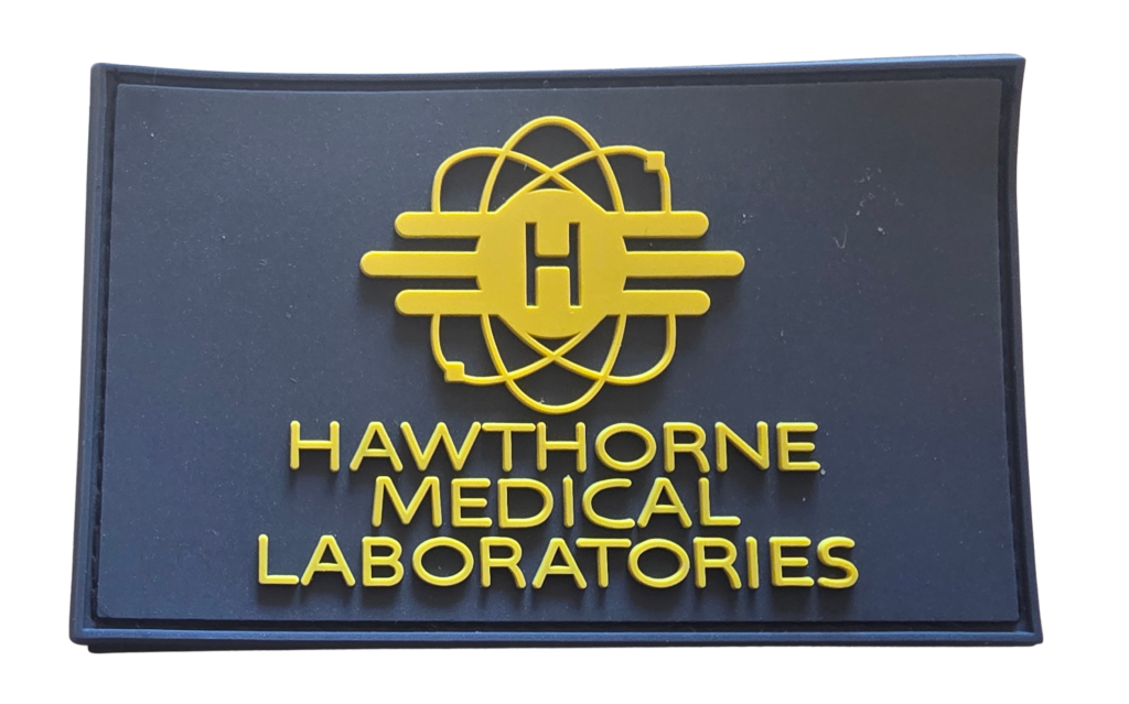 Hawthorne Medical Labs PVC Patch – Blue with Yellow